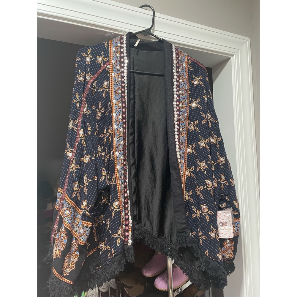 NWT- Free People Ornate Kimono
